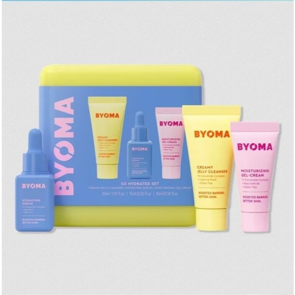 BYOMA Set So Hydrated ~3pc Jelly Cleanser~ Hydrating Serum~ Moisturizing Cream